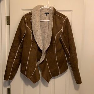 Faux Suede Jacket